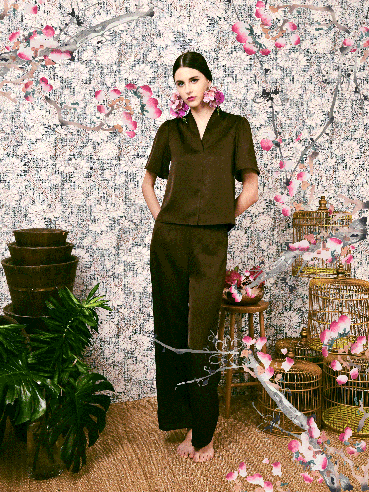 Hazel Wide Leg Trousers