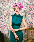 Joy Mandarin Collar Sleeveless Jumpsuit