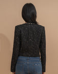 Chic Edge Tweed Jacket