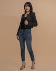 Chic Edge Tweed Jacket