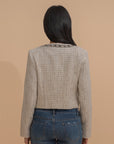 Chic Edge Tweed Jacket
