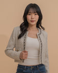 Chic Edge Tweed Jacket