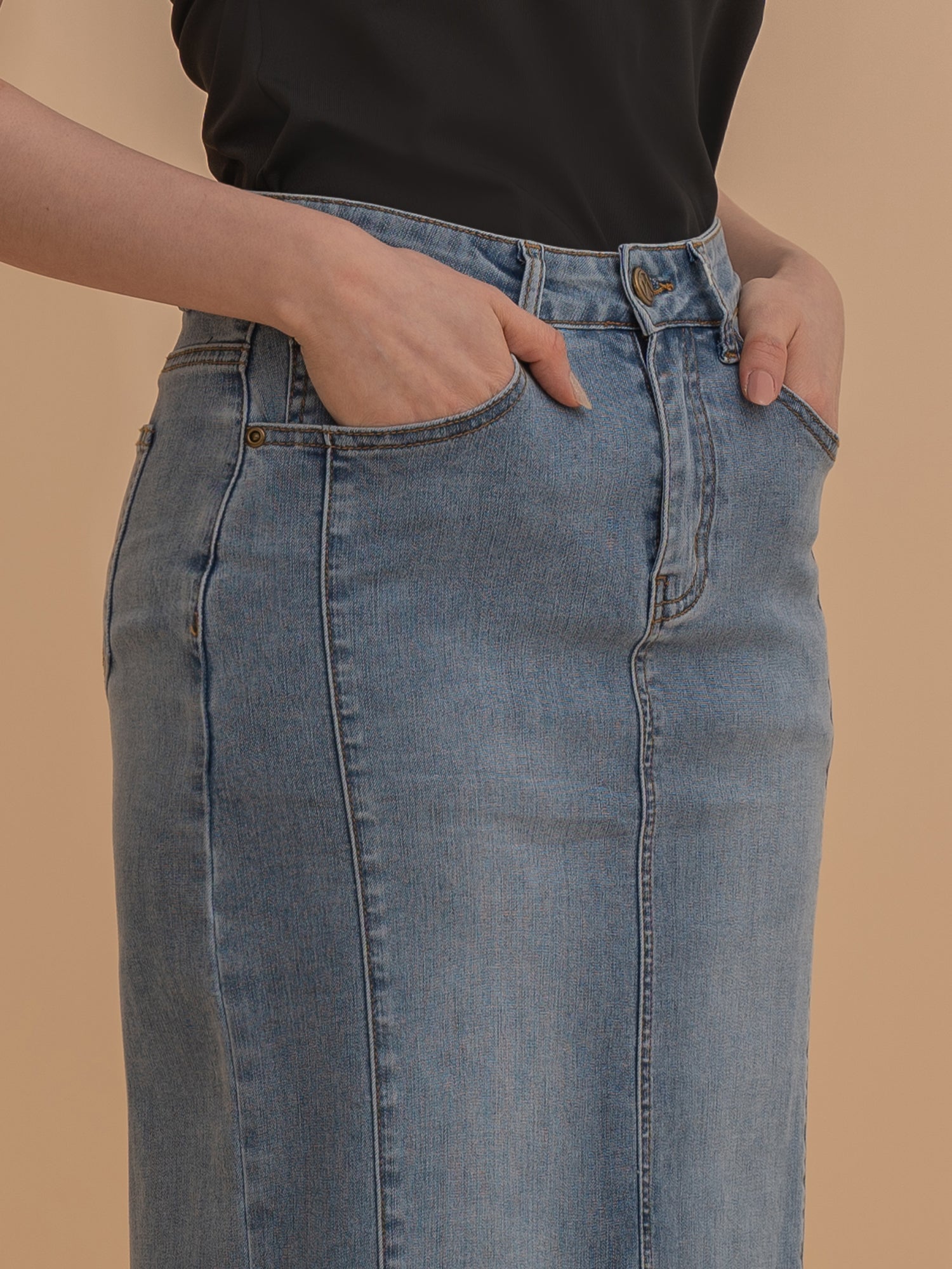 Classic Denim Skirt