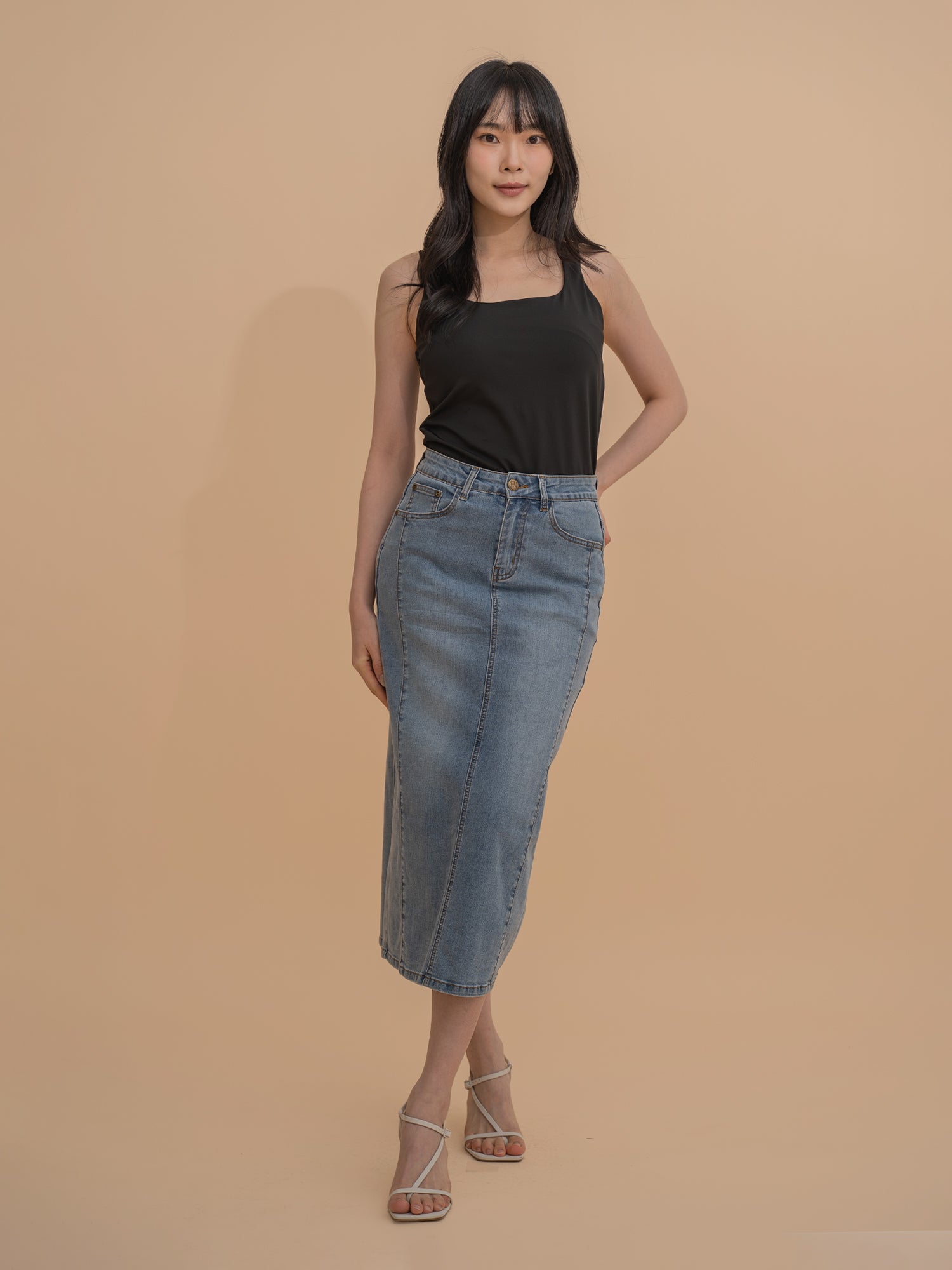 Classic Denim Skirt