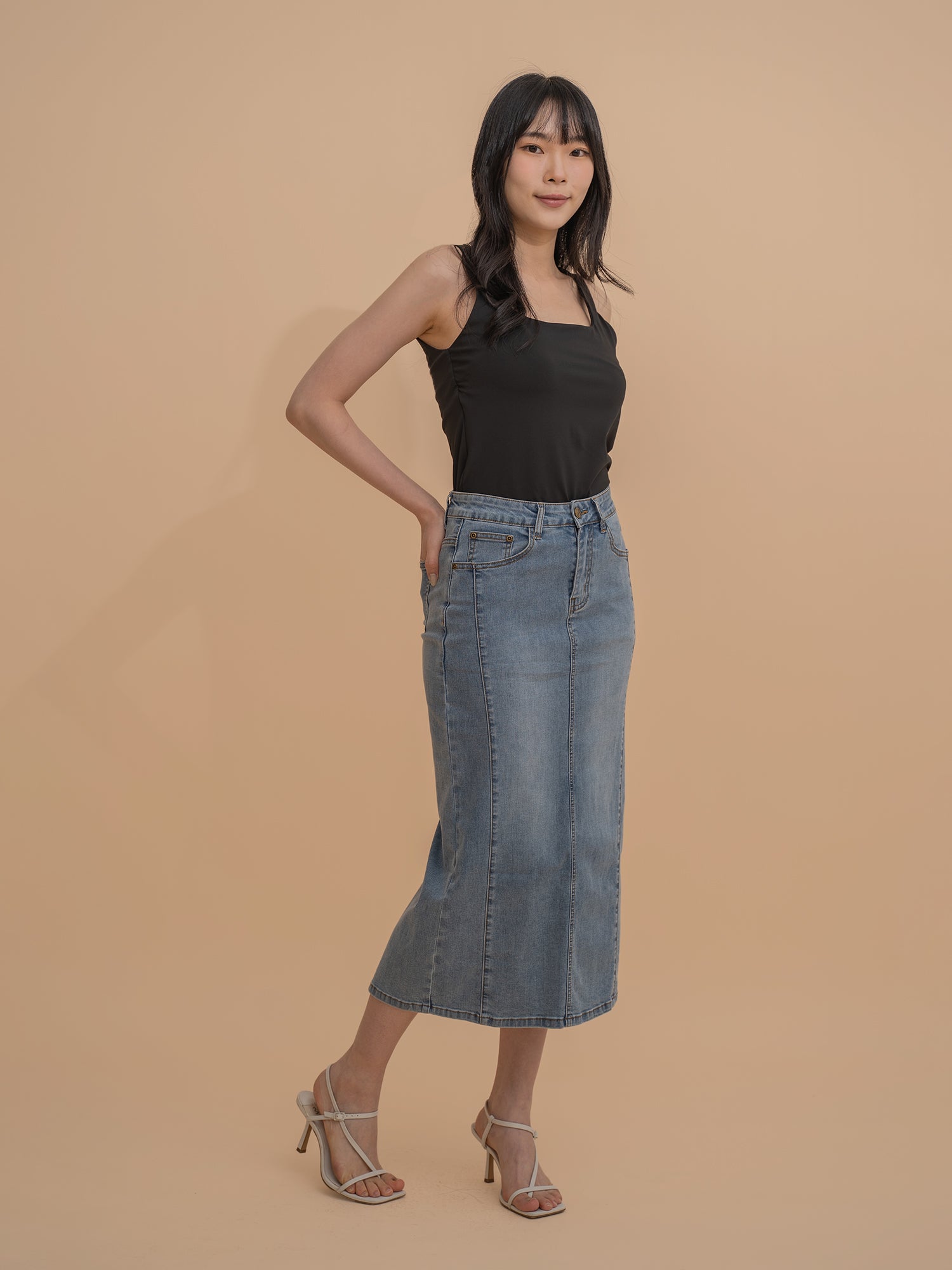 Classic Denim Skirt