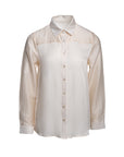 Blanche Long Sleeve Shirt with Sheer Panels