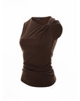 Asymmetric Ruched Top
