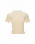 Cable Knit Short Sleeve Top