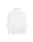 Seam-Detail Boxy Button-Up Blouse