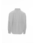 Seam-Detail Boxy Button-Up Blouse