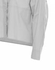 Seam-Detail Boxy Button-Up Blouse