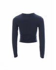Ribbed Henley Knit Top