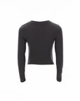 Ribbed Henley Knit Top