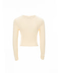Ribbed Henley Knit Top