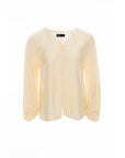 Sheer Button Blouse
