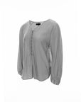 Sheer Button Blouse