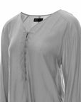Sheer Button Blouse