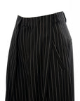 Pinstripe Wide Leg Pants