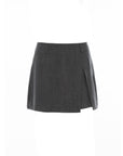 Mid-Waist Slit Skort