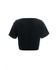 Cropped Sweetheart-Neck Outer