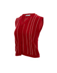 V-neck Knit Vest Top