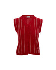 V-neck Knit Vest Top