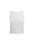 Boat-Neck Knit Tank Top