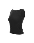 Boat-Neck Knit Tank Top