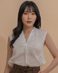 Sleeveless V-Neck Top