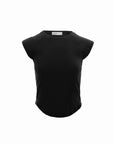 Raglan Cap-Sleeve Tee