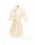 Utility Collared Shirt-Dress