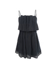 Striped Tiered Ruffle Mini Dress