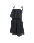 Striped Tiered Ruffle Mini Dress