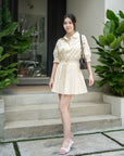 Utility Collared Shirt-Dress