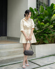 Utility Collared Shirt-Dress