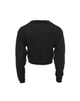 Textured Yarn Knit Cropped Top