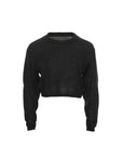 Textured Yarn Knit Cropped Top
