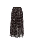 Plaid Flow Maxi Skirt