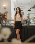 Asymmetric Ruched Top