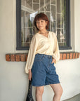 Sheer Button Blouse