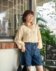 Sheer Button Blouse
