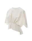 Casual Tie-Waist Blouse