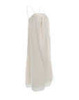 Bow-Front Midi Dress