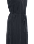 Sleeveless V-Neck Open Back Detail Midi Dress
