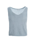 V-Neck Sleeveless Knit Top