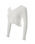 V-Neck Knit Cardigan