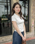 Short-Sleeve Fitted Shirt