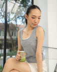 Scoop Neck Knit Tank Top