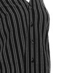 Pinstripe Halter Vest Top