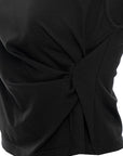 Side-Gathered Sleeveless Top